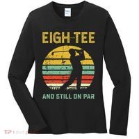 Funny 80th Birthday Golf Pun Golfing 80 Year Old Golfer Women's Long Sleeve Shirt thumb 0