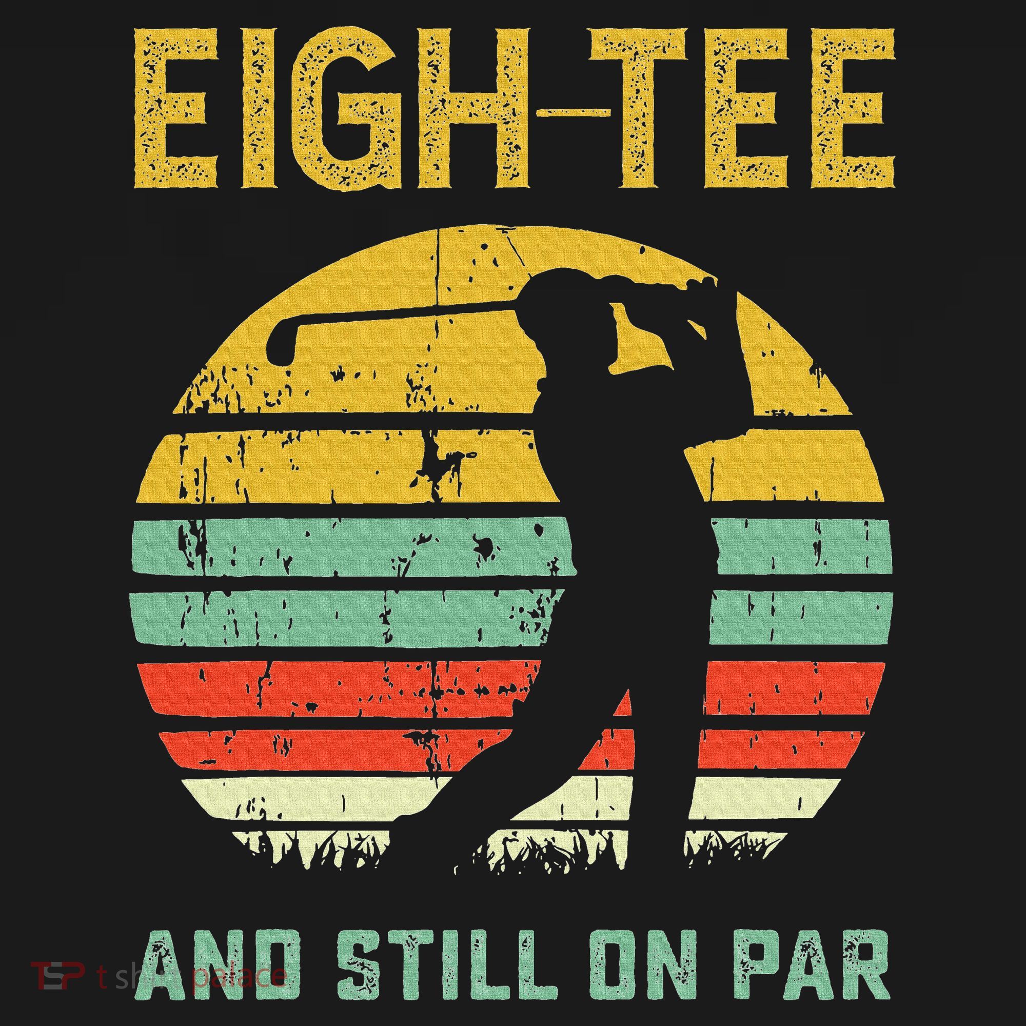 Funny 80th Birthday Golf Pun Golfing 80 Year Old Golfer Women's T-Shirt