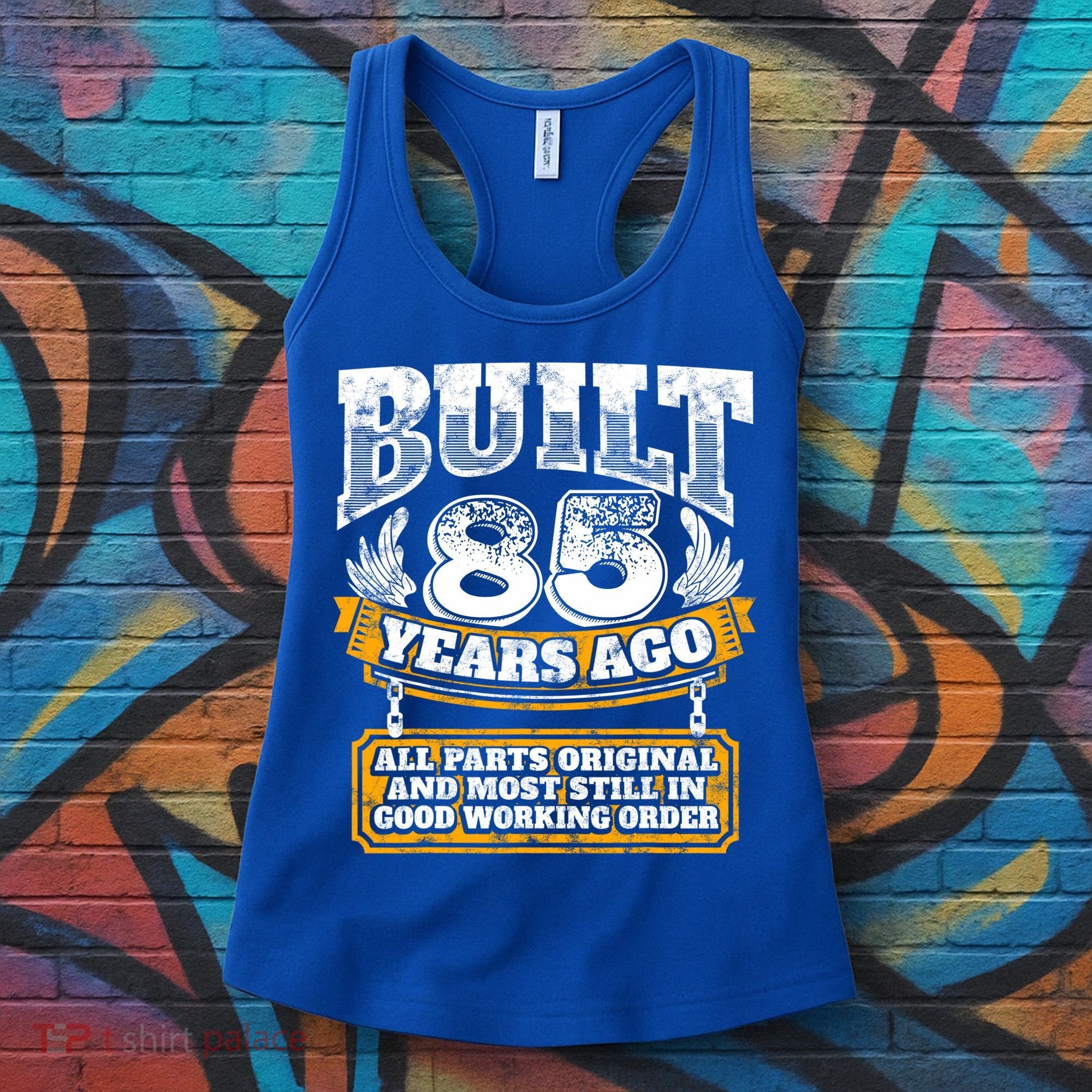 Funny 85th Birthday Gift BDay Gift Saying Age 85 Year Joke Women's Tank Top