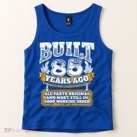 Funny 85th Birthday Gift BDay Gift Saying Age 85 Year Joke Tank Top thumb 2