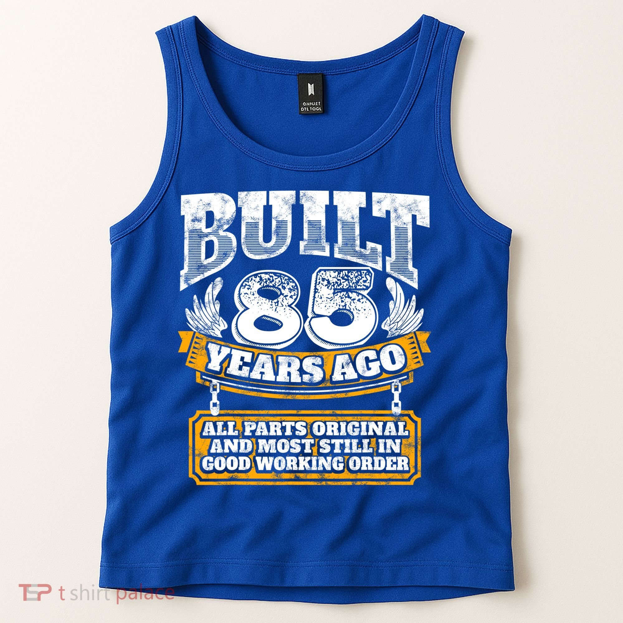Funny 85th Birthday Gift BDay Gift Saying Age 85 Year Joke Tank Top
