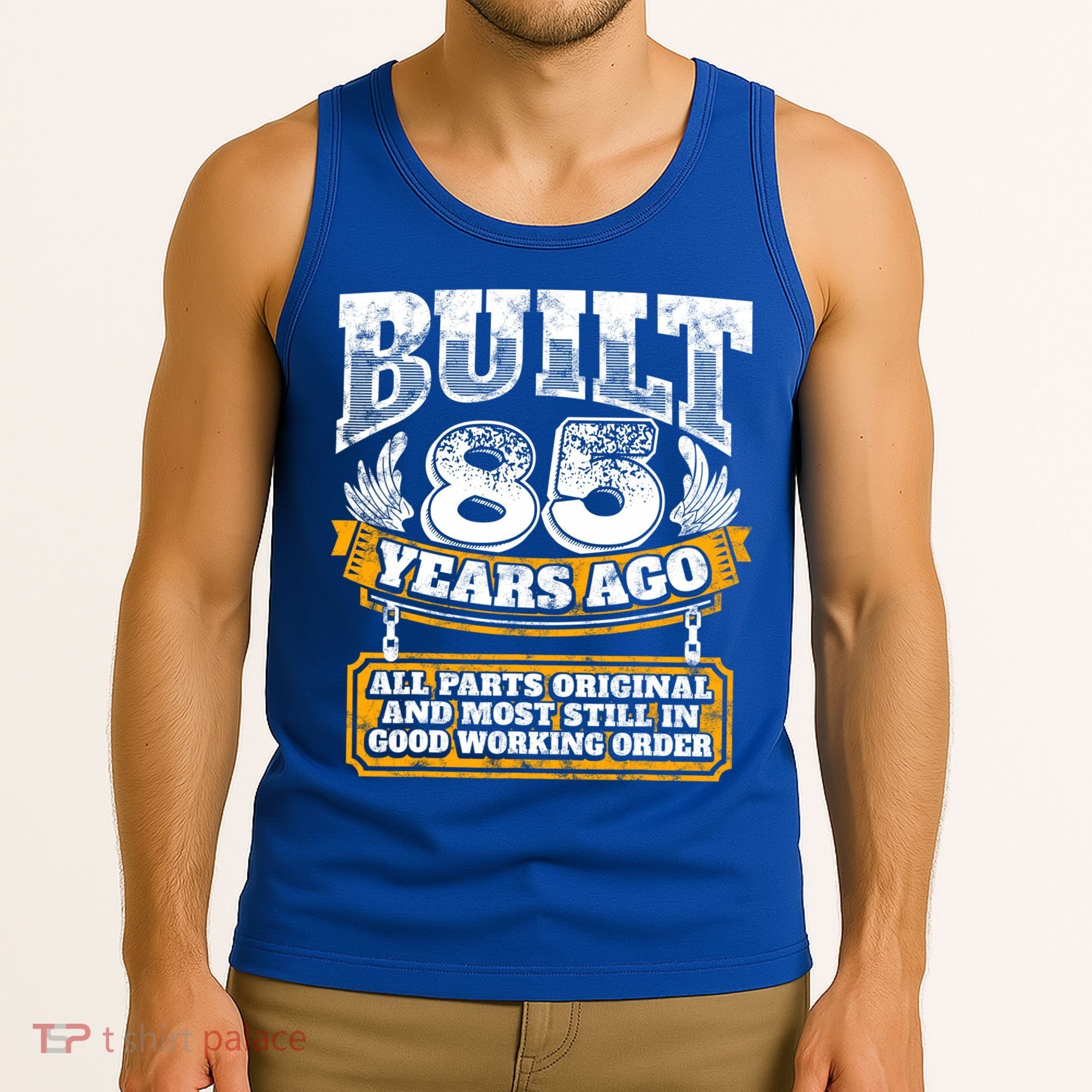 Funny 85th Birthday Gift BDay Gift Saying Age 85 Year Joke Tank Top