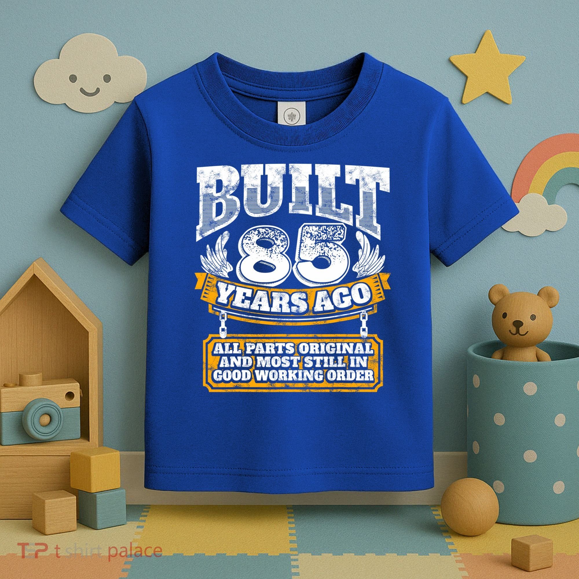Funny 85th Birthday Gift BDay Gift Saying Age 85 Year Joke Toddler T-Shirt