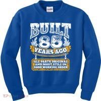 Funny 85th Birthday Gift BDay Gift Saying Age 85 Year Joke Kids Sweatshirt thumb 0