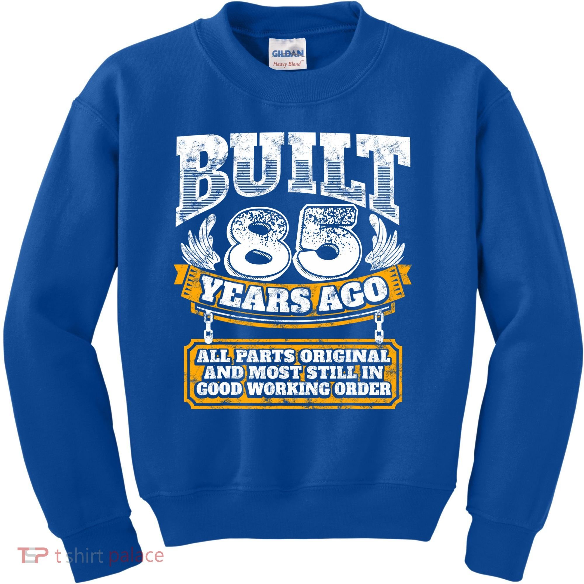 Funny 85th Birthday Gift BDay Gift Saying Age 85 Year Joke Kids Sweatshirt