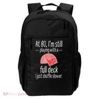 Funny 80th Birthday Gift 80 Year Old Cards Backpack thumb 0