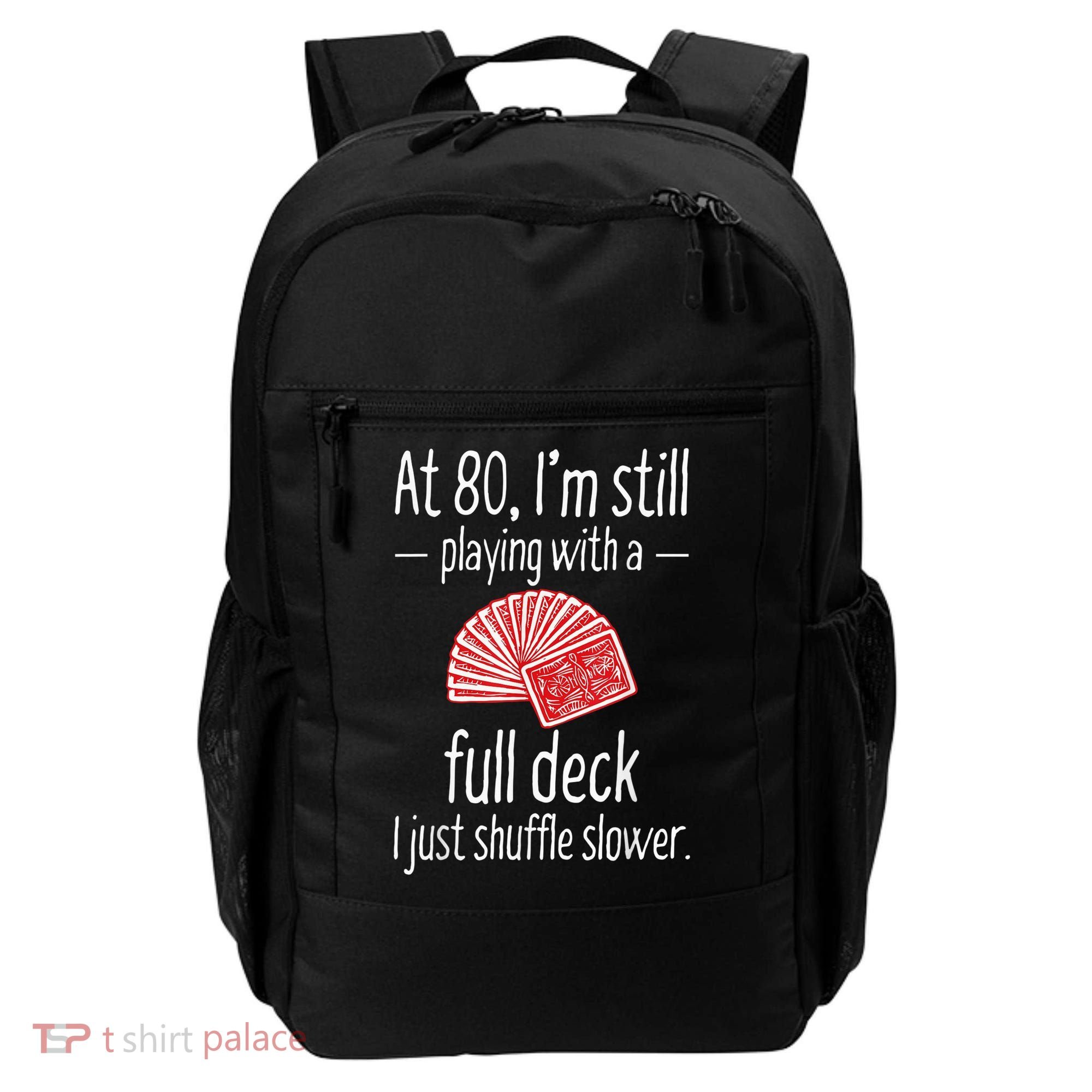Funny 80th Birthday Gift 80 Year Old Cards Backpack