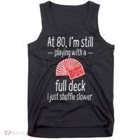 Funny 80th Birthday Gift 80 Year Old Cards Tank Top thumb 0
