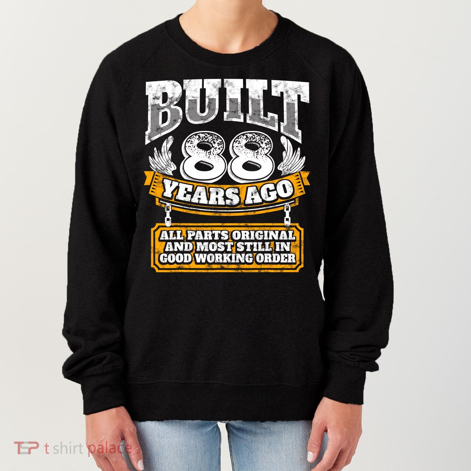 Funny 88th Birthday Gift BDay Gift Saying Age 88 Year Joke Women's Sweatshirt