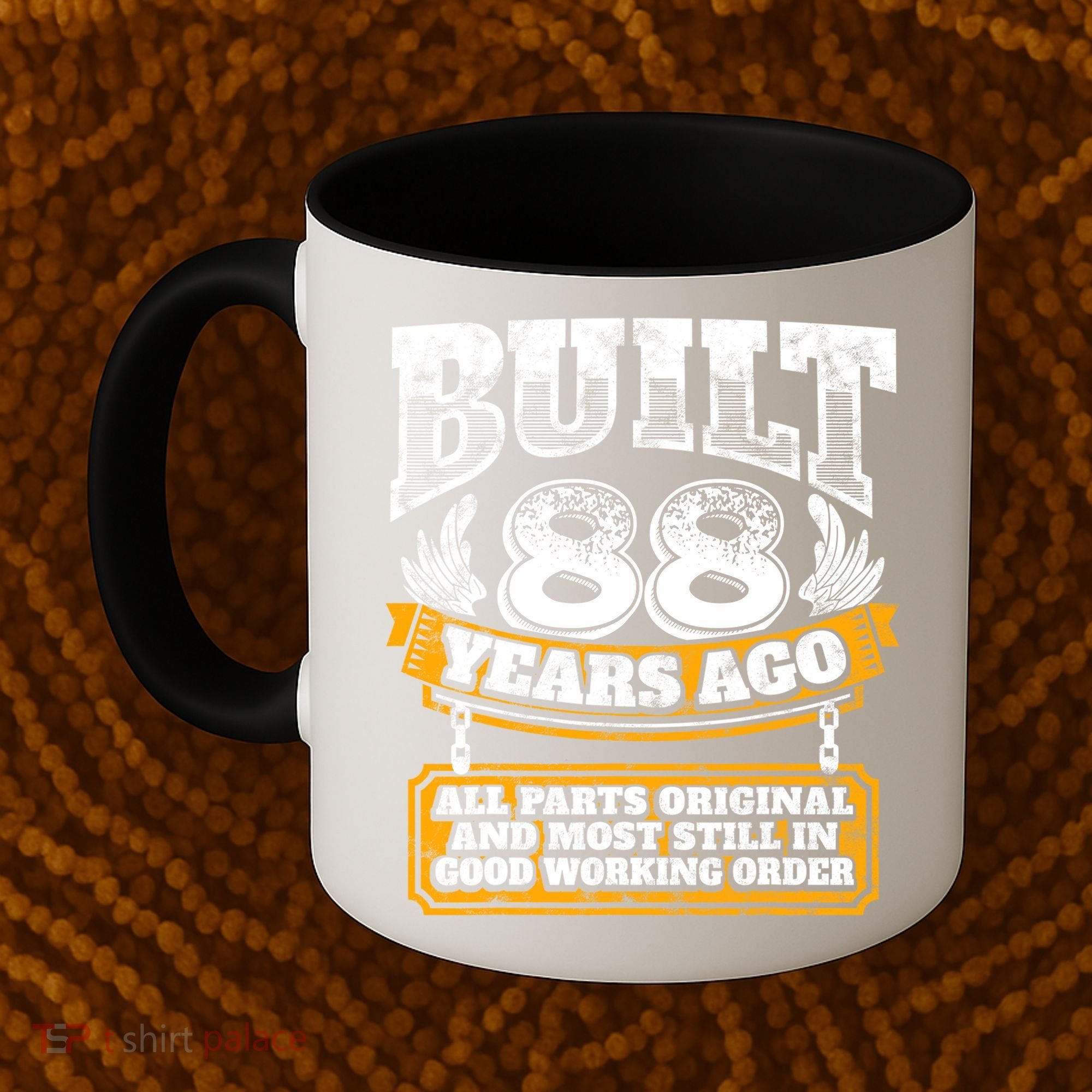 Funny 88th Birthday Gift BDay Gift Saying Age 88 Year Joke Coffee Mug