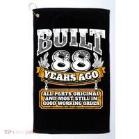Funny 88th Birthday Gift BDay Gift Saying Age 88 Year Joke Golf Towel thumb 0