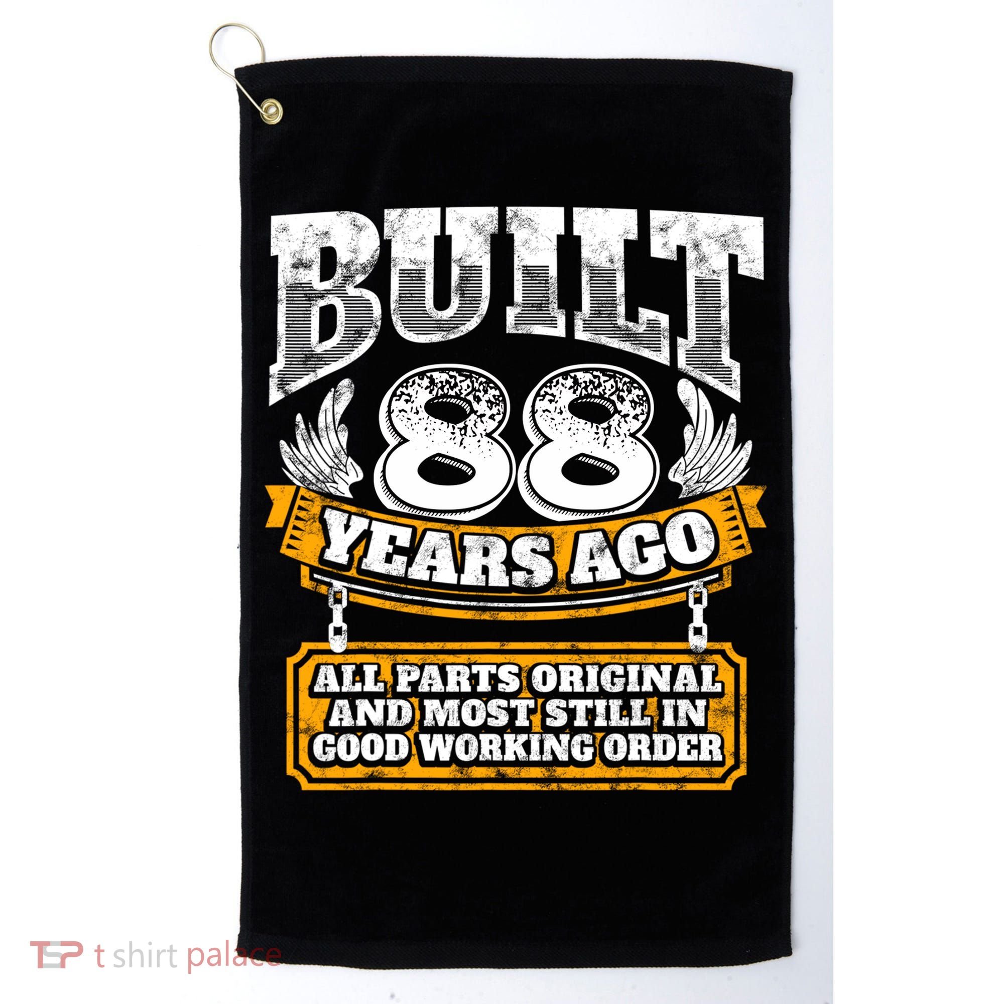Funny 88th Birthday Gift BDay Gift Saying Age 88 Year Joke Golf Towel