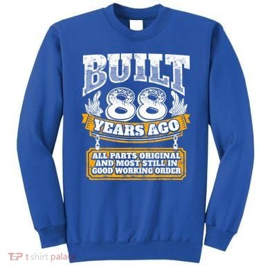 Funny 88th Birthday Gift BDay Gift Saying Age 88 Year Joke Sweatshirt