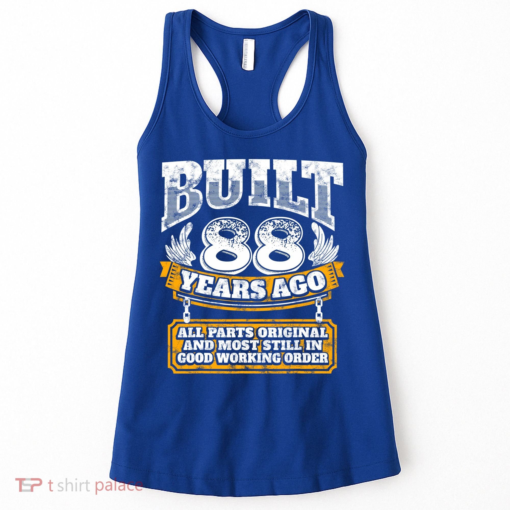 Funny 88th Birthday Gift BDay Gift Saying Age 88 Year Joke Women's Tank Top