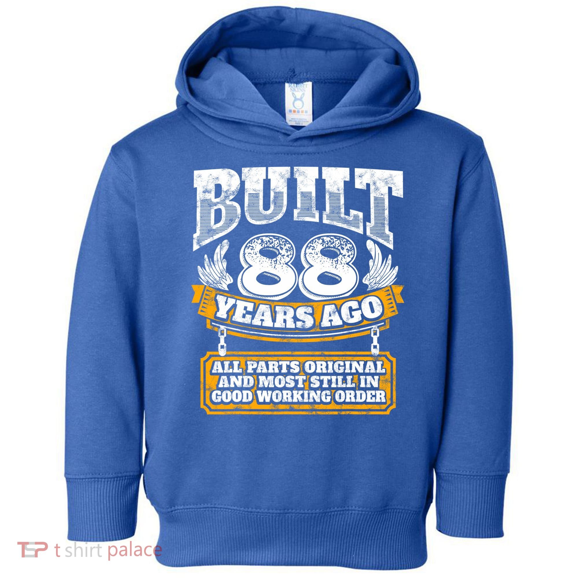 Funny 88th Birthday Gift BDay Gift Saying Age 88 Year Joke Toddler Hoodie