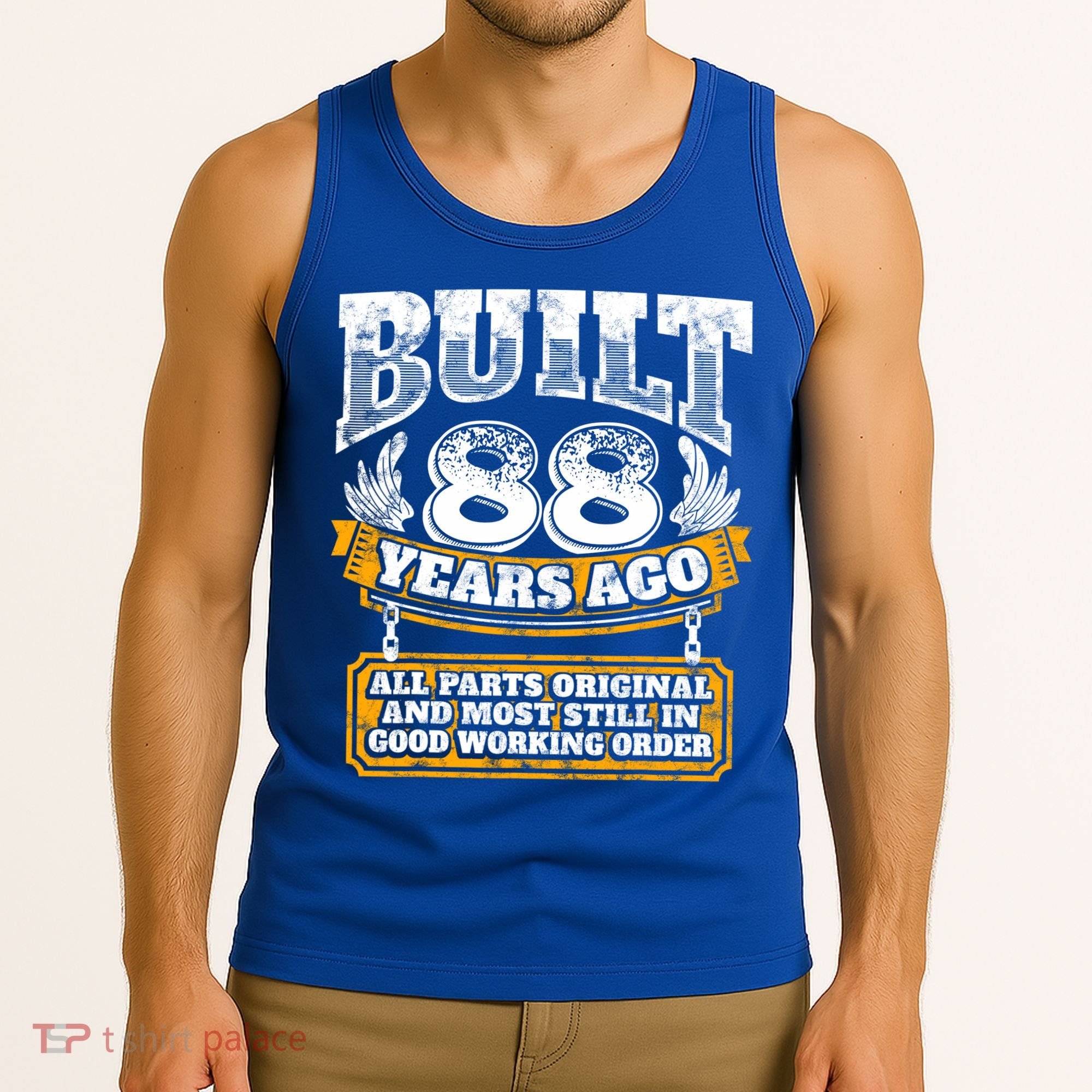 Funny 88th Birthday Gift BDay Gift Saying Age 88 Year Joke Tank Top