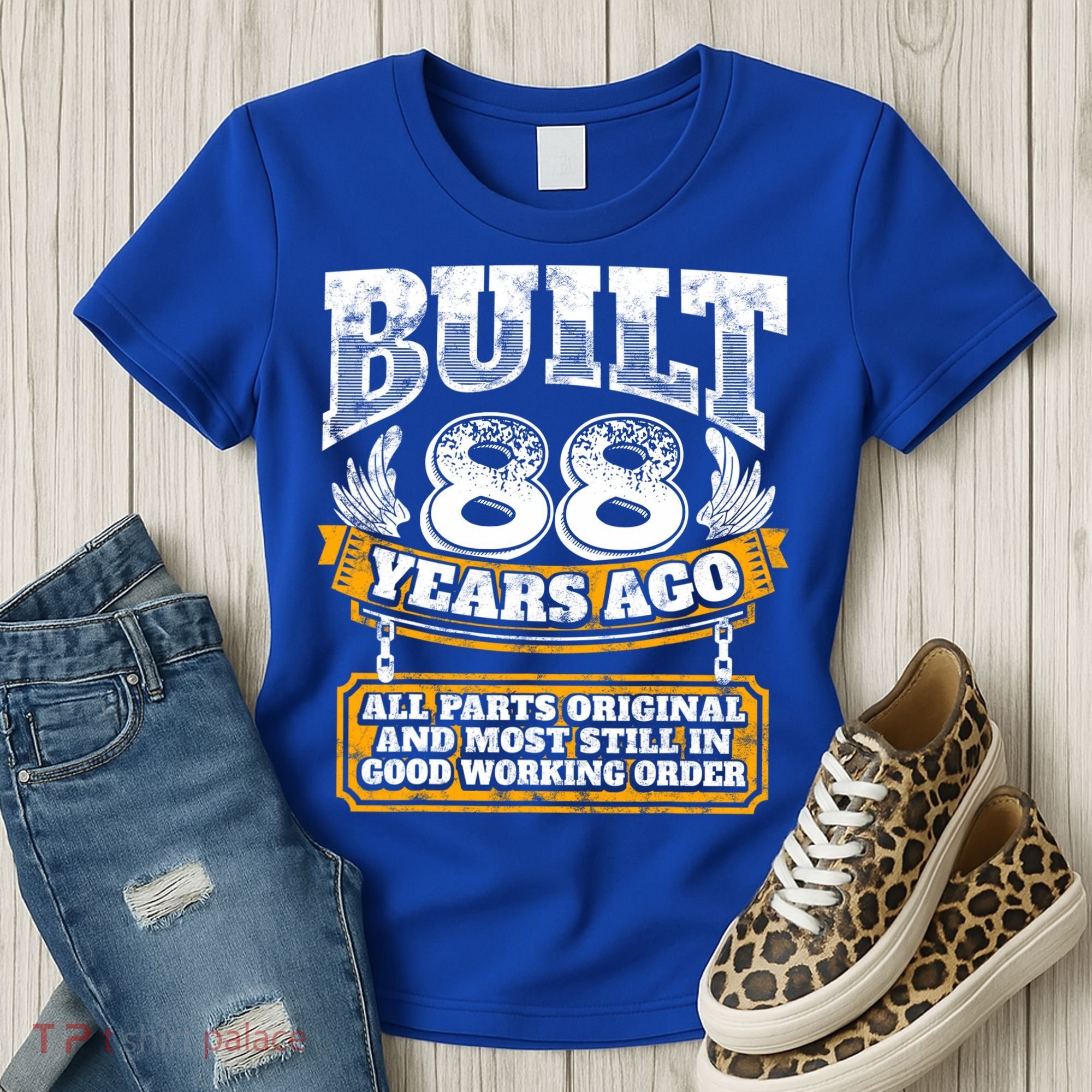 Funny 88th Birthday Gift BDay Gift Saying Age 88 Year Joke Women's T-Shirt