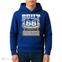 Funny 88th Birthday Gift BDay Gift Saying Age 88 Year Joke Kids Hoodie thumb 4
