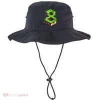 Fun 8th Birthday Number 8 Video Gamer Pixel Themed Bday Boy Bucket Hat thumb 0