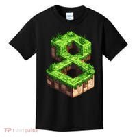 Fun 8th Birthday Number 8 Video Gamer Pixel Themed Bday Boy Kids T-Shirt thumb 0