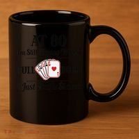 Funny 80th Birthday Gift  - 80 Year Old Cards Shirt 11oz C Handle Ceramic Mug thumb 3