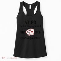 Funny 80th Birthday Gift  - 80 Year Old Cards Shirt Women's Tank Top thumb 0