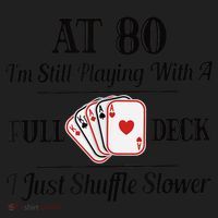 Funny 80th Birthday Gift  - 80 Year Old Cards Shirt Hat thumb 2