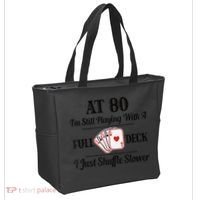 Funny 80th Birthday Gift  - 80 Year Old Cards Shirt Tote Bag thumb 2