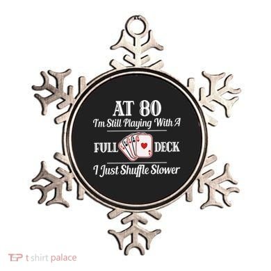 Funny 80th Birthday Gift  - 80 Year Old Cards Shirt Ornament