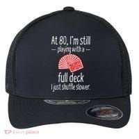 Funny 80th Birthday Gift 80 Year Old Cards Flexfit Unipanel Trucker Cap thumb 0