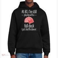 Funny 80th Birthday Gift 80 Year Old Cards District V.I.T. Heavyweight Hoodie thumb 0