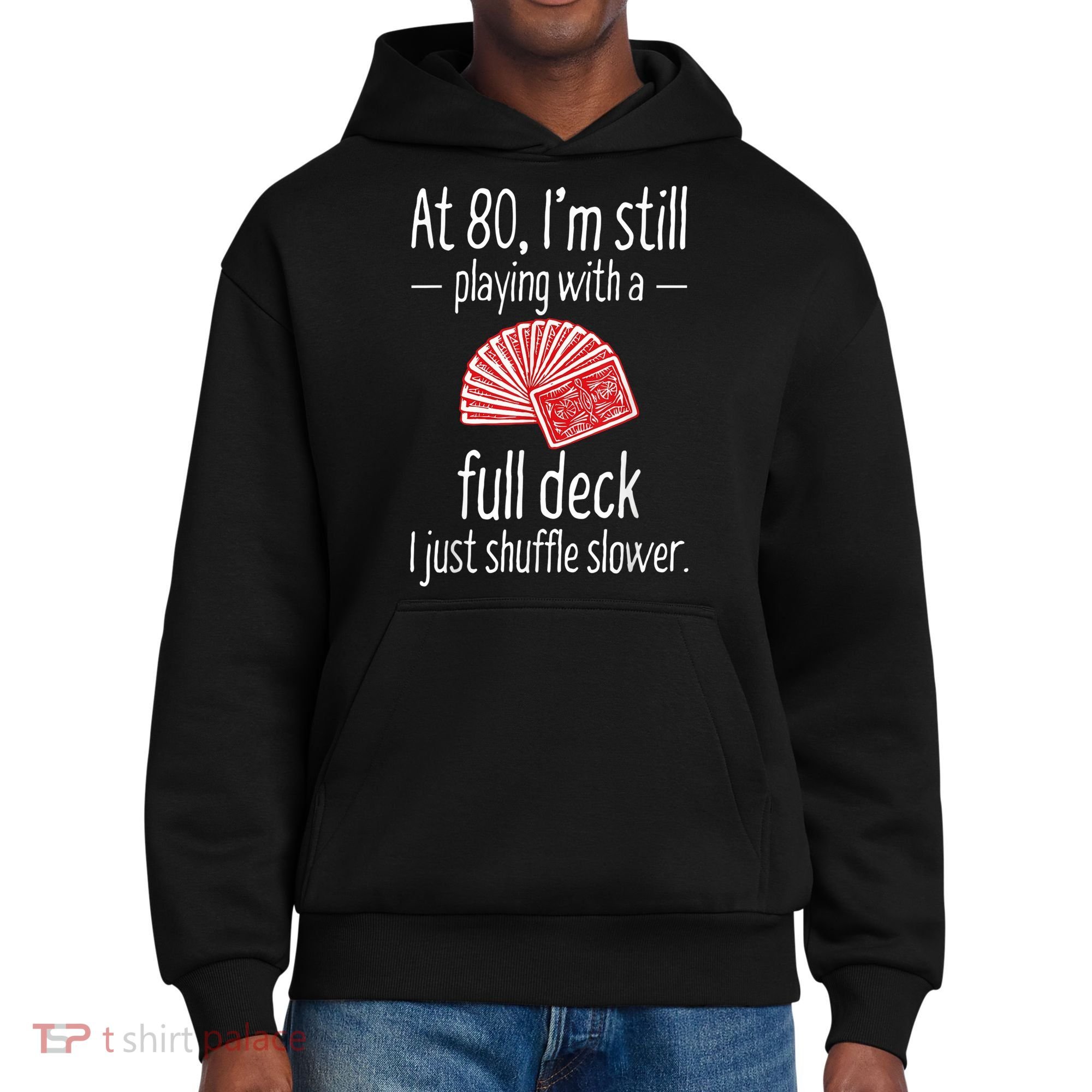 Funny 80th Birthday Gift 80 Year Old Cards District V.I.T. Heavyweight Hoodie
