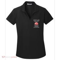 Funny 80th Birthday Gift 80 Year Old Cards Women's Dry Zone Grid Polo thumb 0