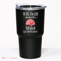 Funny 80th Birthday Gift 80 Year Old Cards Tumbler thumb 0