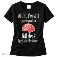 Funny 80th Birthday Gift 80 Year Old Cards Women's T-Shirt thumb 0