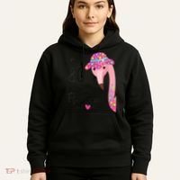 Flamingo 80th Birthday 80 Years Old Eighty Hoodie thumb 5