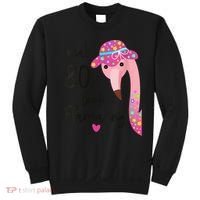 Flamingo 80th Birthday 80 Years Old Eighty Sweatshirt thumb 0