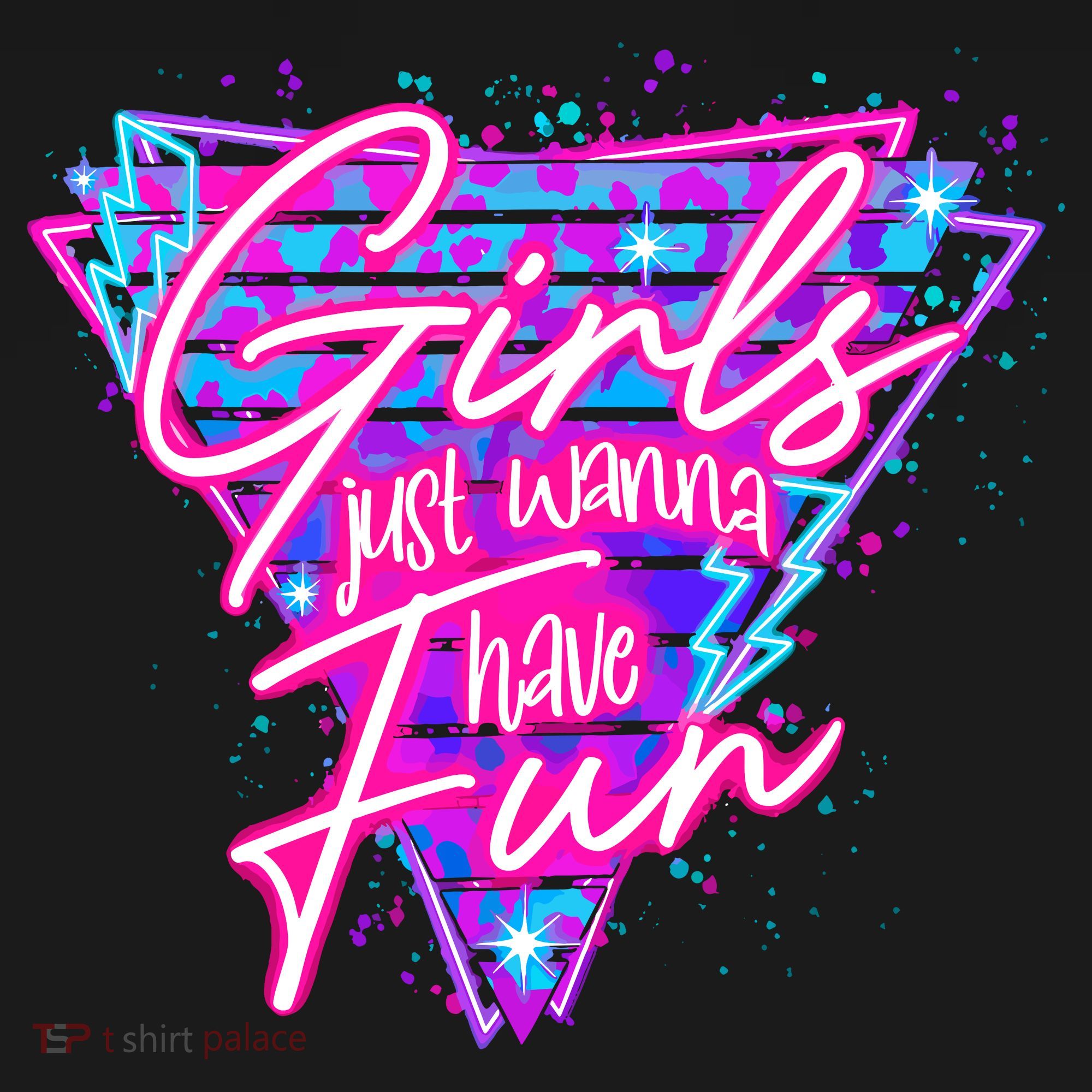 Funny 80S Girl Just Wanna Have Fun Nostalgia 1980s Women's Tank Top