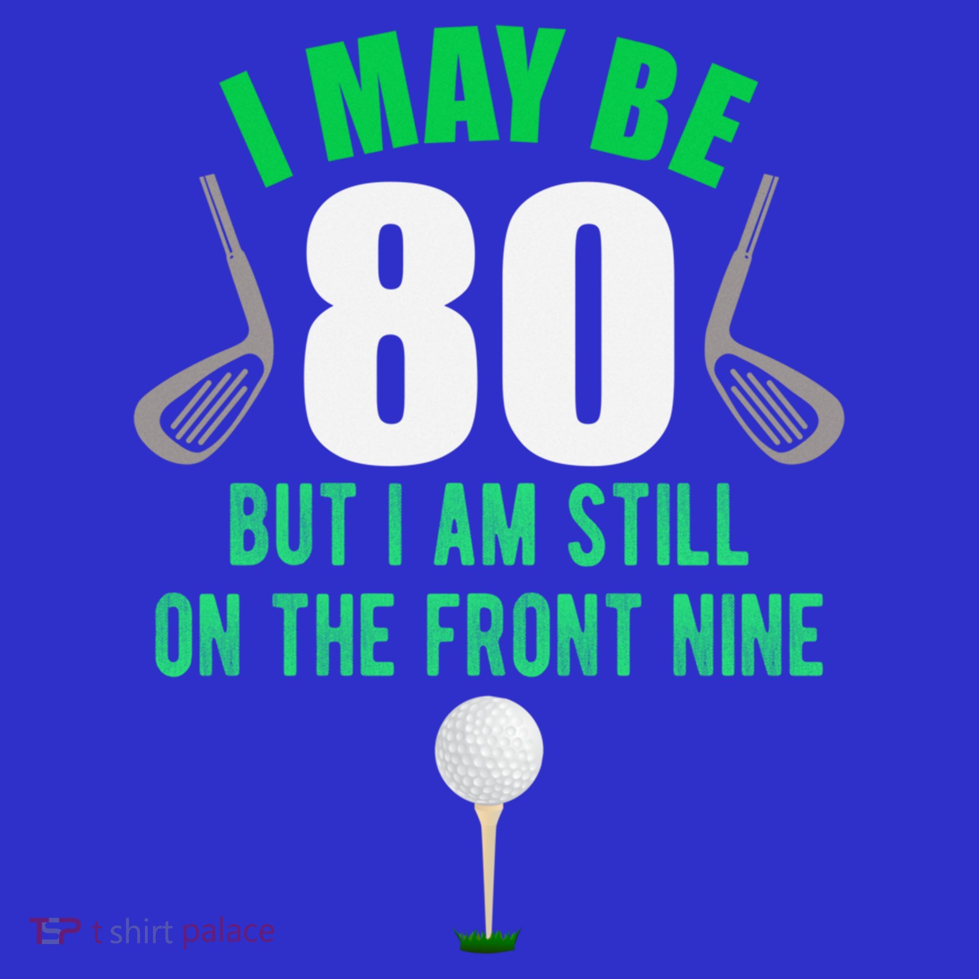 Funny 80th Golf Birthday Gift 80 Year Old Birthday Golfing Funny Gift Polo