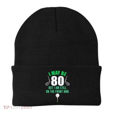 Funny 80th Golf Birthday 80 Year Old Birthday Golfing Beanie