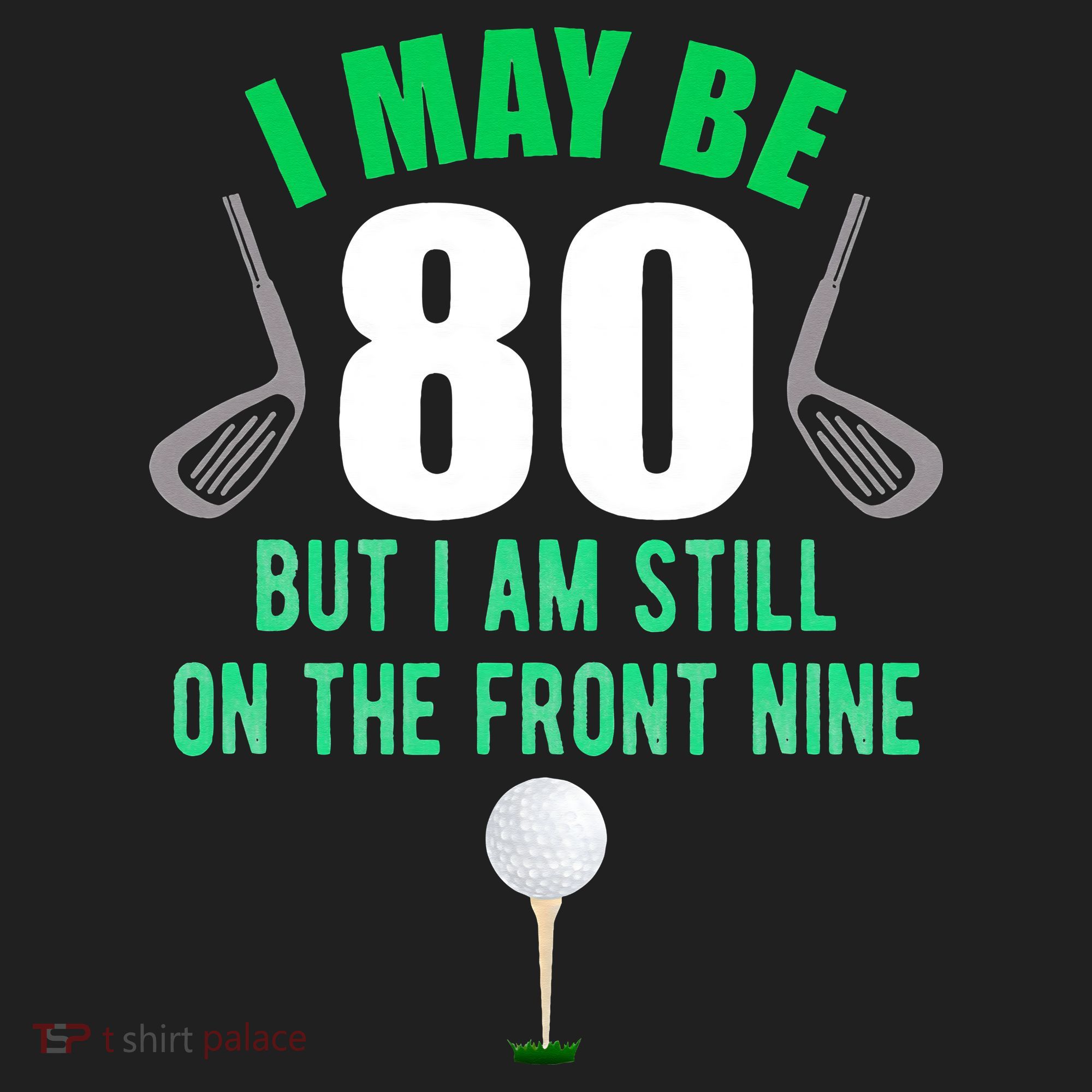 Funny 80th Golf Birthday 80 Year Old Birthday Golfing Beanie
