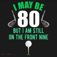 Funny 80th Golf Birthday 80 Year Old Birthday Golfing Tank Top thumb 6