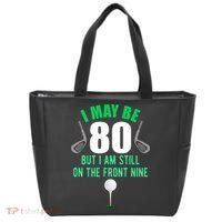 Funny 80th Golf Birthday 80 Year Old Birthday Golfing Tote Bag thumb 0