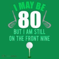 Funny 80th Golf Birthday 80 Year Old Birthday Golfing Mousepad thumb 1