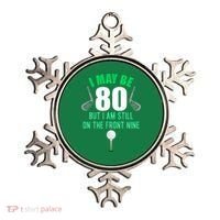 Funny 80th Golf Birthday 80 Year Old Birthday Golfing Ornament thumb 0