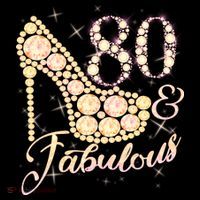 Fabulous & 80 Sparkly Heel 80th Birthday Coffee Mug thumb 5