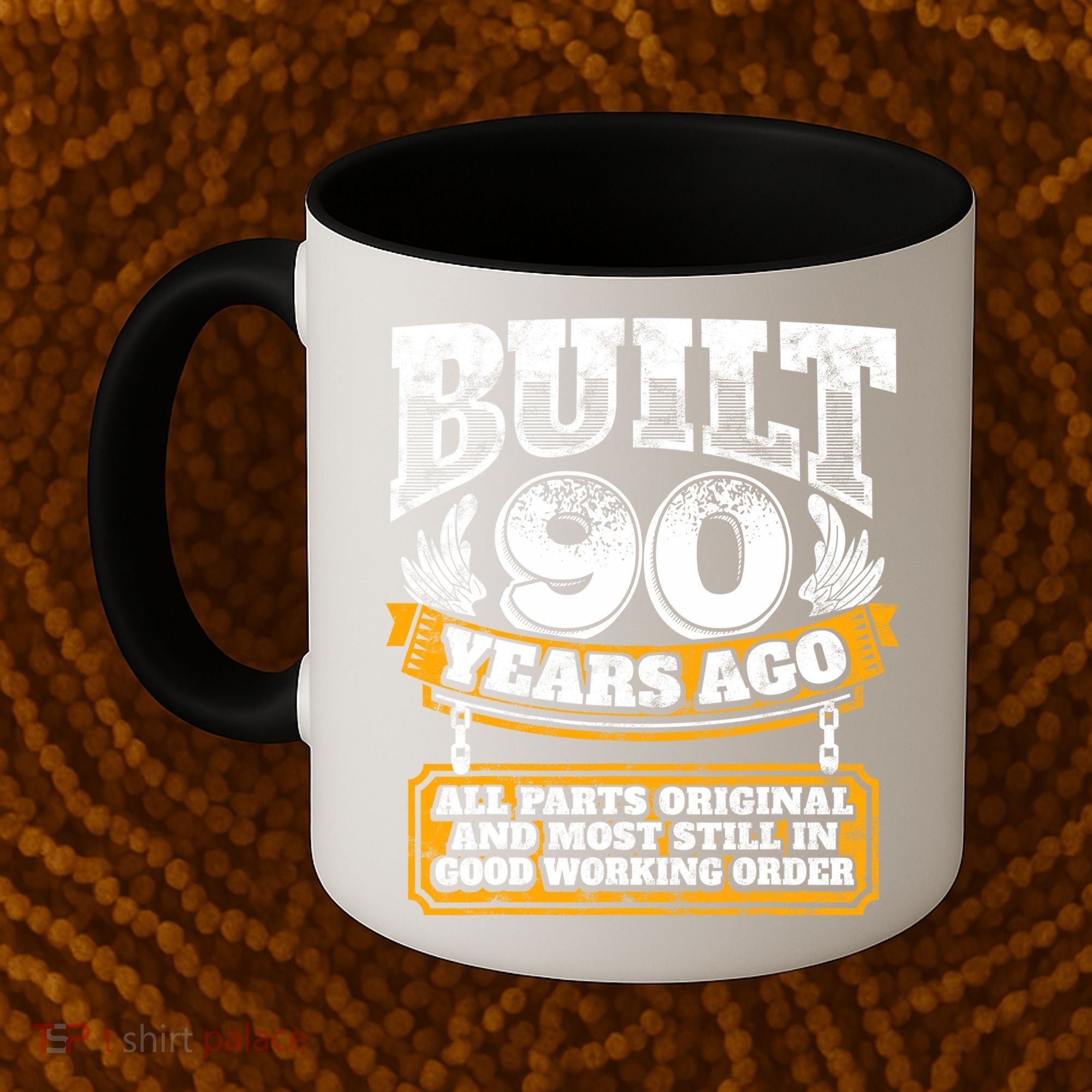 Funny 90th Birthday Gift BDay Gift Saying Age 90 Year Joke Coffee Mug