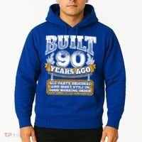Funny 90th Birthday Gift BDay Gift Saying Age 90 Year Joke Hoodie thumb 2