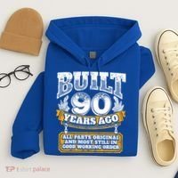 Funny 90th Birthday Gift BDay Gift Saying Age 90 Year Joke Hoodie thumb 4