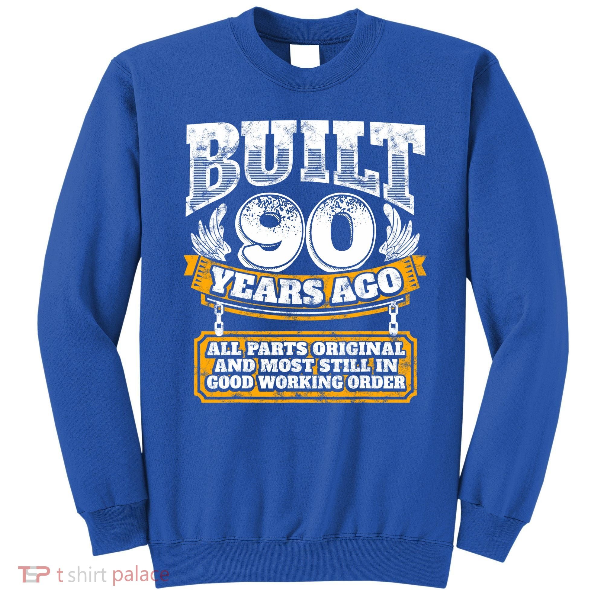 Funny 90th Birthday Gift BDay Gift Saying Age 90 Year Joke Sweatshirt